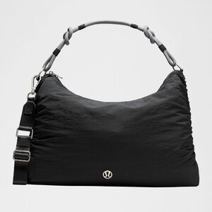 Lululemon Convertible Ruched Crossbody Bag Large, Black, 16L
